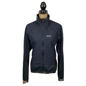 Gore Windstopper Full Zip Vented Cycling Jacket Black